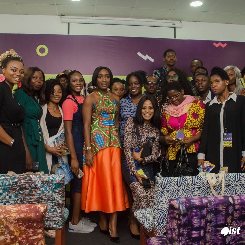 African Gist at the social media week Lagos